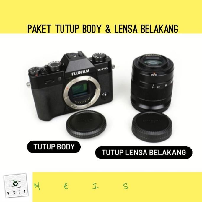 ฝาครอบด้านหลังฝาครอบเลนส์ Fujifilm XPro1 XPro2 XPro3 XE1 XE2 XE2s XE3 Non