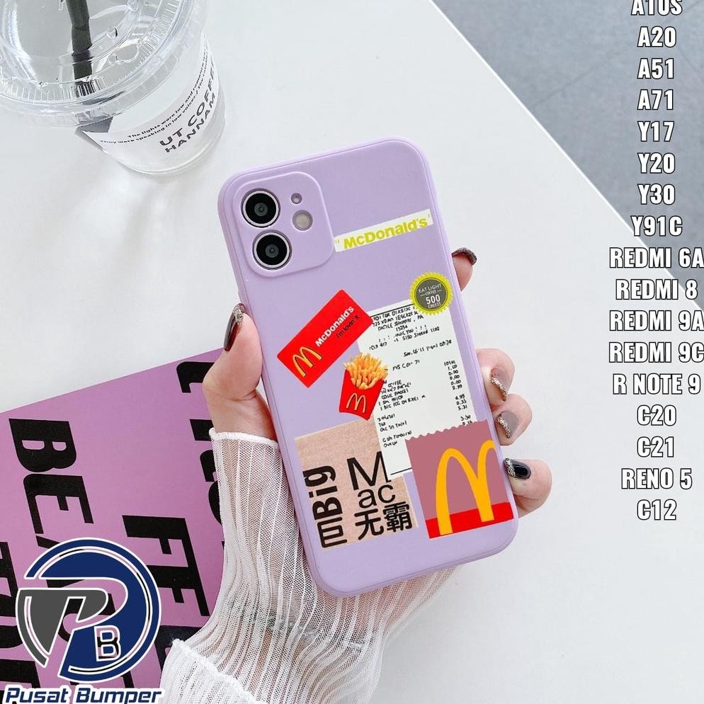 Ty-65 Ss087 Softcase ตัวป้องกันกล้อง Mcd Samsung A02 A02S A03S A03 Core J2 J4+ J4 J6+ J6 J7 Prime Gr