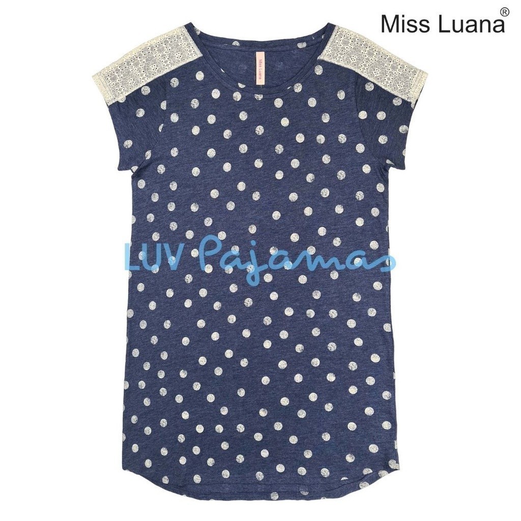 Miss Luana Womens Short Sleeve Daster / ML0048 0004