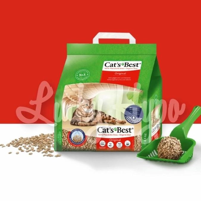 จัดส่งฟรี - CATS BEST ORIGINAL ทรายแมวขนาด 4.3กก.