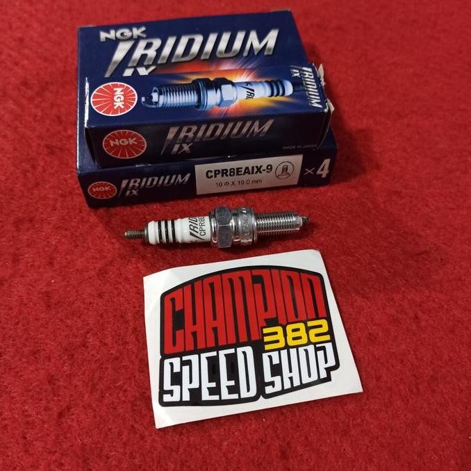 NGK Iridium IX CPR8EAIX-9 Racing Spark Plugs สําหรับ Beat POP Scoopy FI Vario 110 FI
