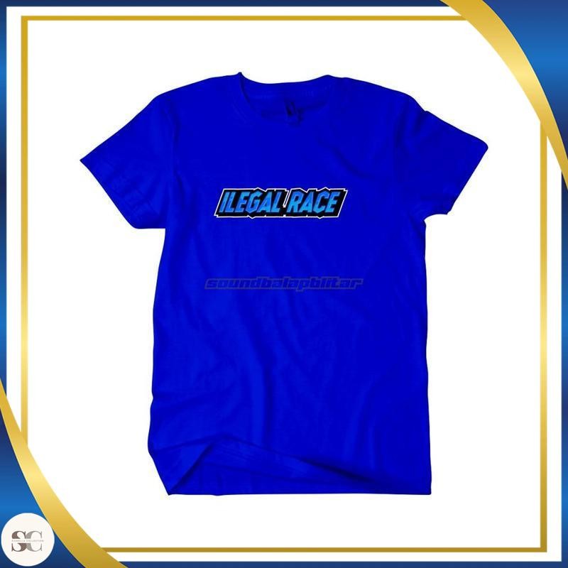 KATUN [ดีไซน์ใหม่] Viral Racing T-Shirt Ilegal Race Cotton Combed 30S Premium Distro Fashion Xb42