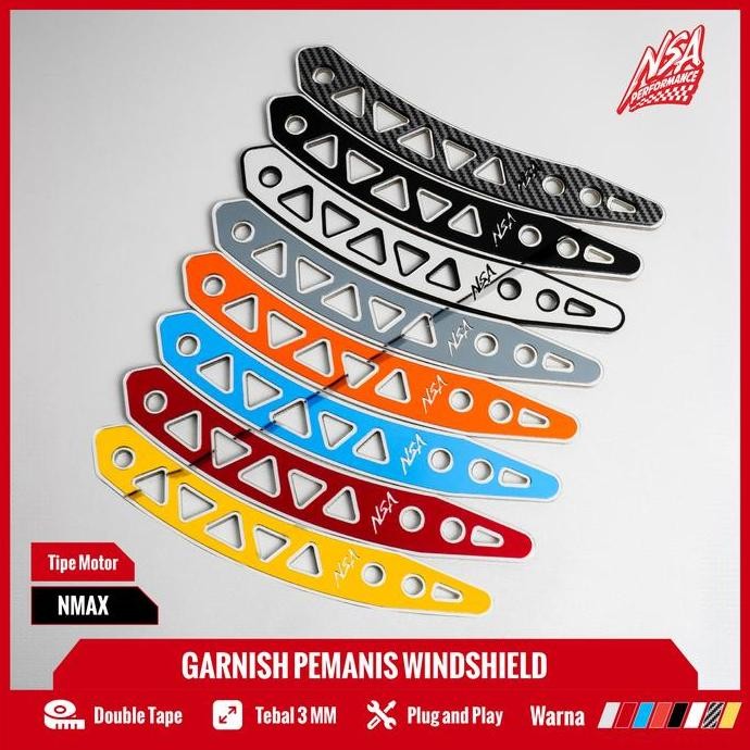 NSA Garnish กระจก NMAX Bracket กระจก NMAX อุปกรณ์เสริมรถจักรยานยนต์ Yamaha NMAX NSA PERFORMANCE รถจั