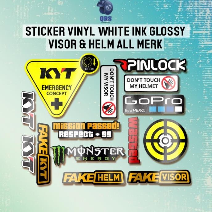 TRANSPARKENT UV HELMET VISOR สติ๊กเกอร์ VISOR สติ๊กเกอร์ KYT ALL BRANDS TYPE