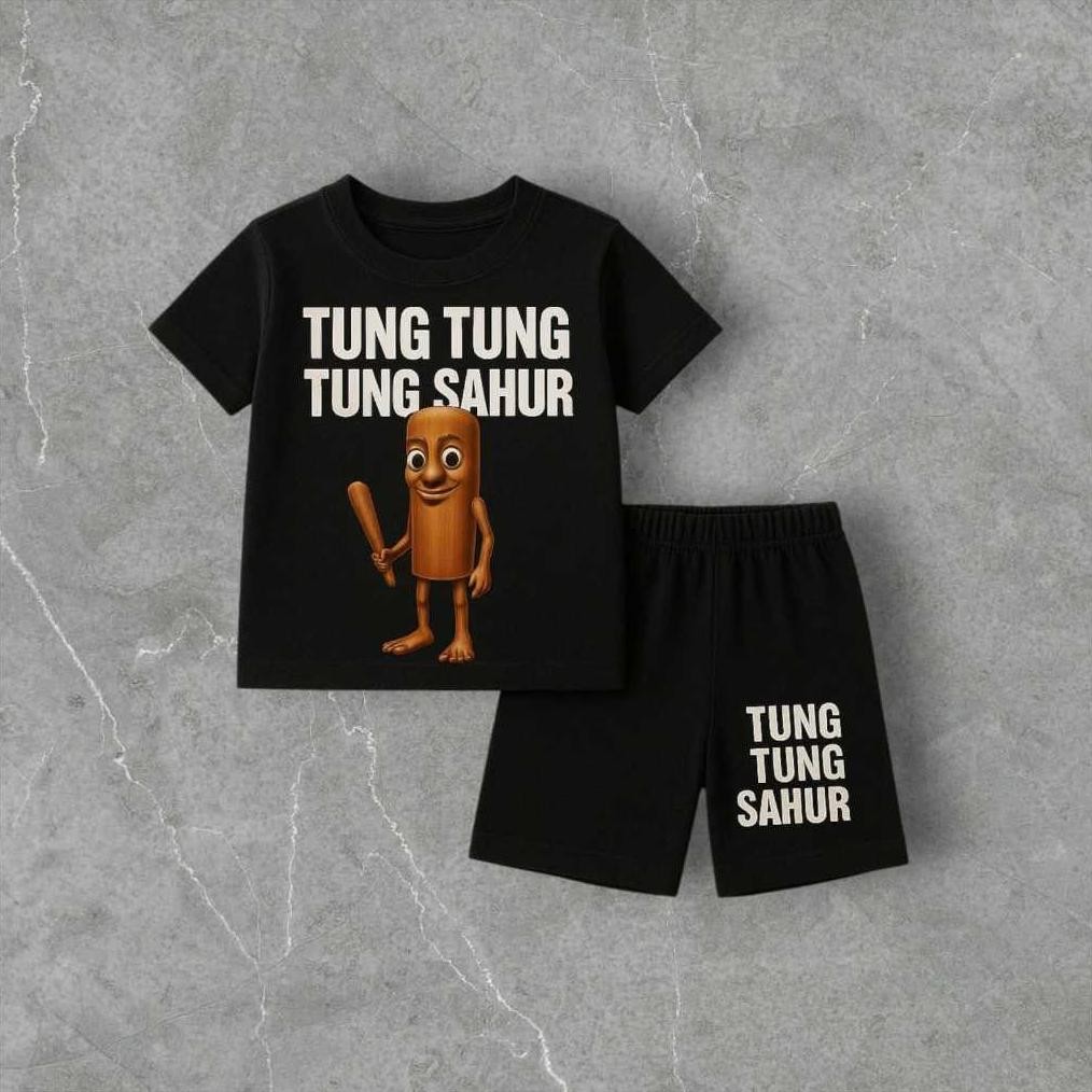 TUNG TUNG TUNG SAHUR ชุดเสื้อผ้า CHILDREN