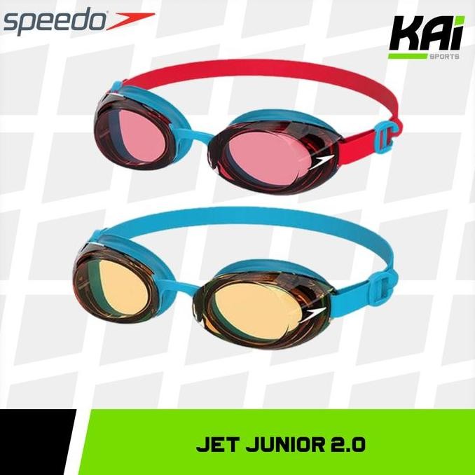 แว่นตาว่ายน้ําเด็ก Speedo Jet Jr V2 - แว่นตาจูเนียร์