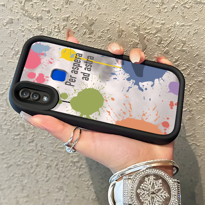 ปลอก Hp Untuk VIVO Y95 Y93 Y93s Y91 Y91i Y91C Y90 Y1s Y81 Y81i Y81s Y83 สีสีสีคนป้องกัน Kesing ซิลิโ