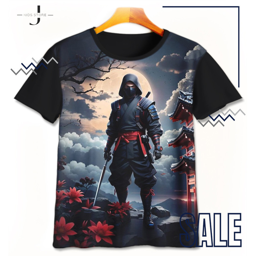 Ninja Kamui เสื้อยืดเด็ก NK-3-designWD เสื้อผ้าเด็กอนิเมะ Umakuka - JKids Store