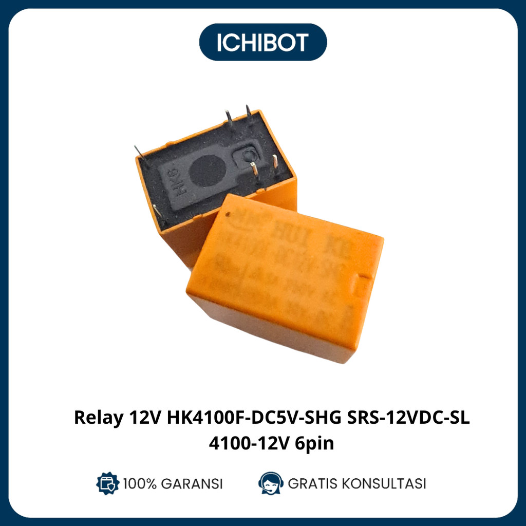 รีเลย์ 12V HK4100F-DC5V-SHG SRS-12VDC-SL 4100-12V 6pin รีเลย์ 6p HK4100F