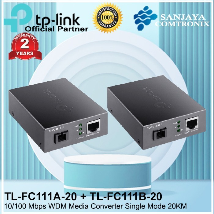 TP-Link TL-FC111A-20 + FC111B-20 เปลี่ยนสําหรับ MC111CS + MC112CS