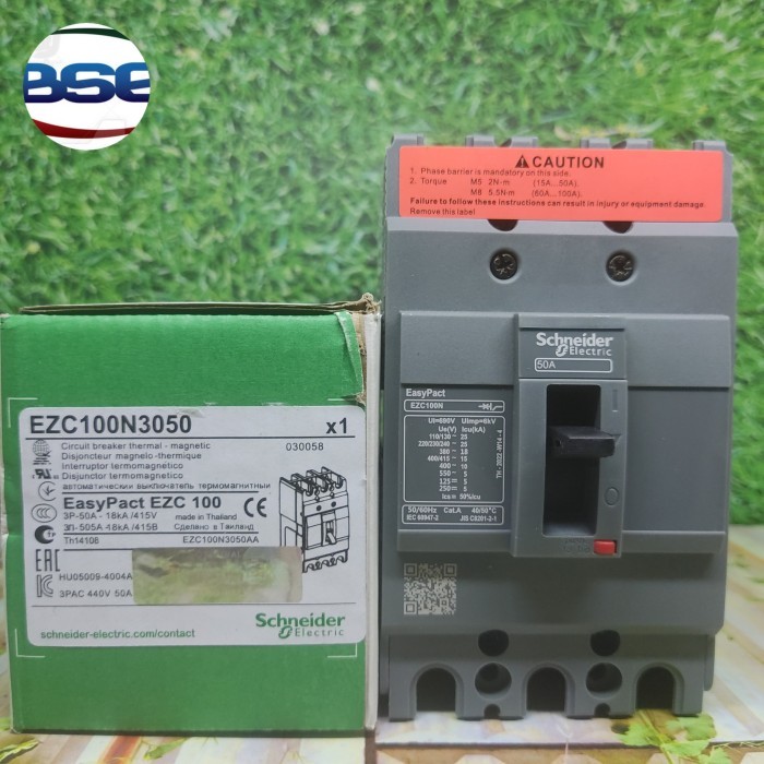 Mccb Schneider Easypact Ezc100N 3P 50A Ezc100N3050