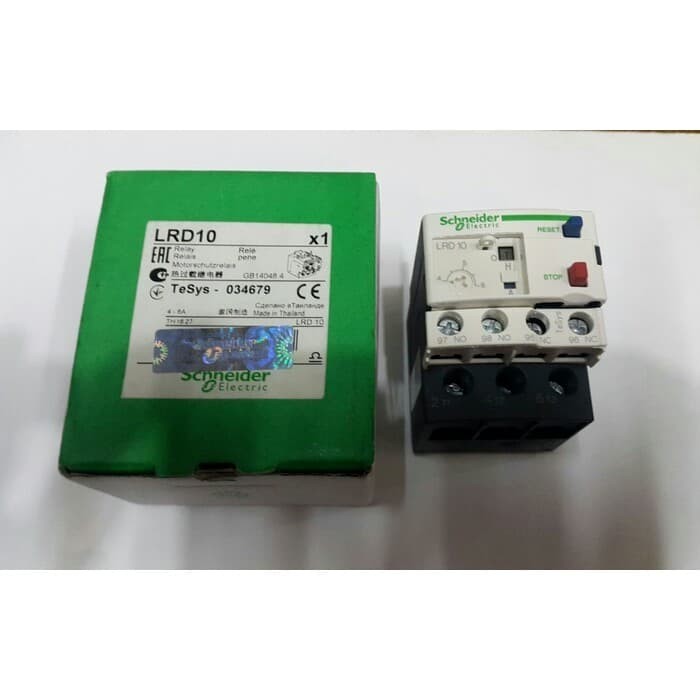 โอเวอร์โหลดความร้อน Lrd 10 Schneider
