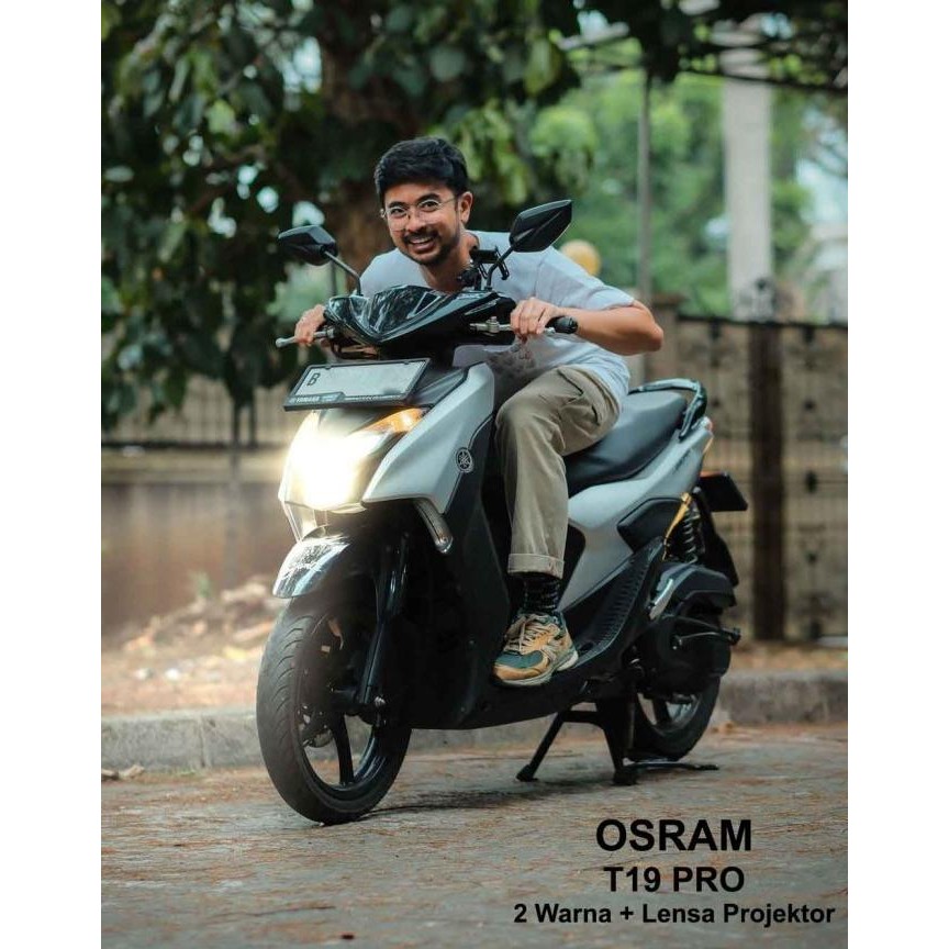 มอเตอร์ Led Vario 125 Techno Fi Osram T19 Pro 2 สี ขาว เหลือง H6 M5