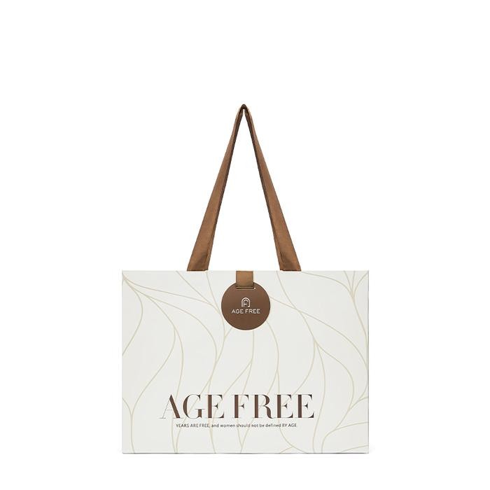 AGE FREE Paperbag สําหรับเป็นของขวัญสีขาว