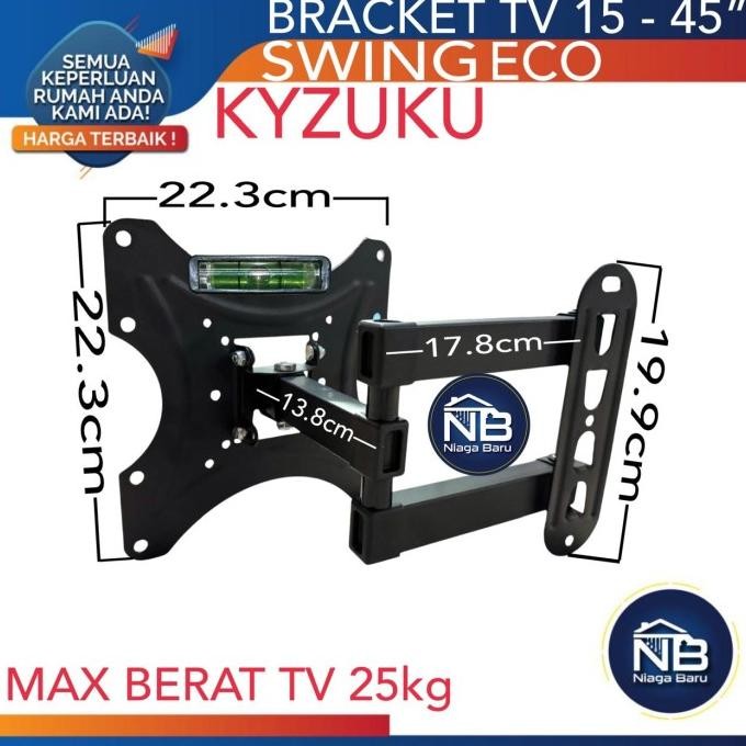 Kyzuku TV BRACKET - TV BRACKET - 15 - 45 INCH สวิงนิเวศ