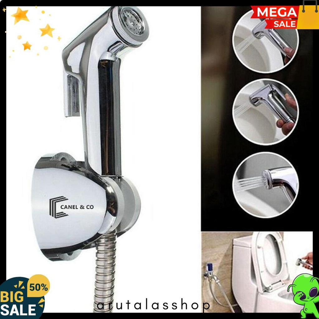 Canel & Co 1 Set Jet Shower/ Closet/ Toilet Closet Washing/ สเปรย์นั่งห้องน้ําสินค้านี้มักจะหลัง