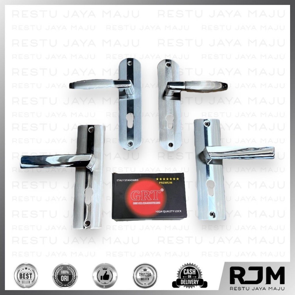 GRT มือจับประตูขนาดกลาง M888 M999 มือจับล็อคบ้านสแตนเลส rj