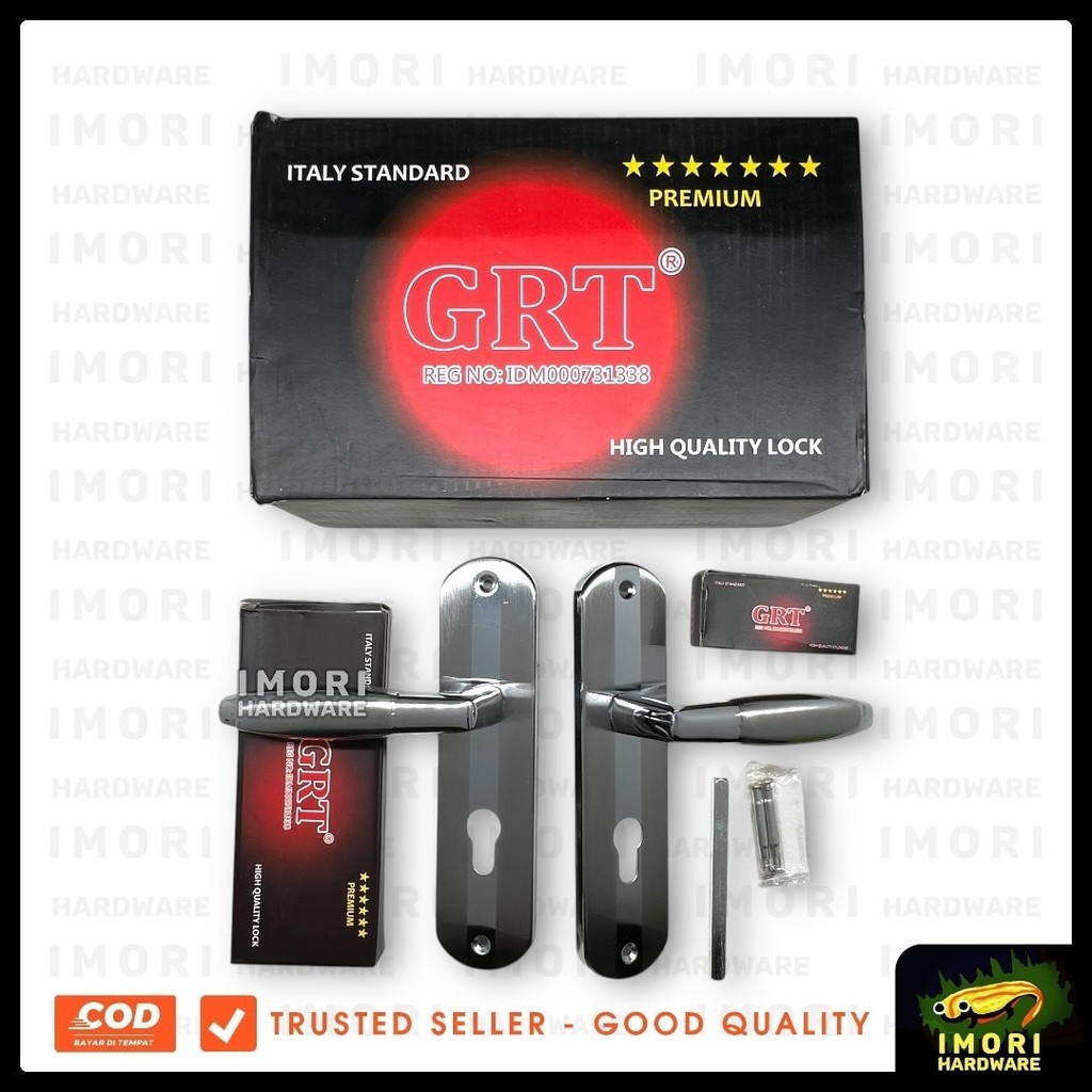 GRT มือจับประตูพรีเมี่ยม 888 SNCP ชุดมือจับประตูบ้าน ขนาดกลาง im