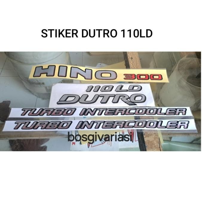 HINO 300 DUTRO 110LD สติ๊กเกอร์ / สติ๊กเกอร์ DUTRO 110LD / HINO DUTRO