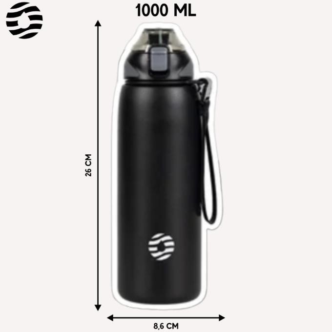 FJbottle - ขวดหัดดื่มพร้อมฝาปิดขวด 1 ลิตร
