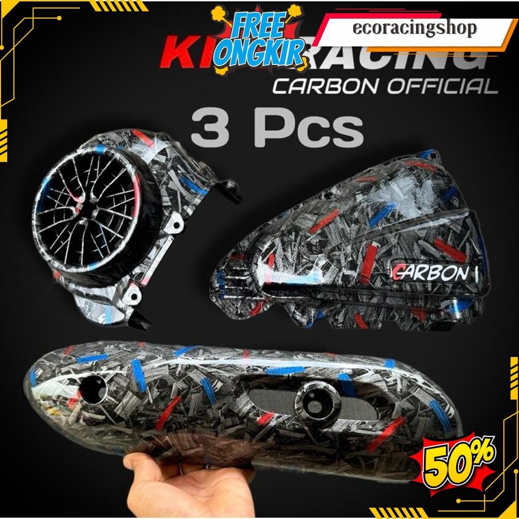 Scoopy Esp Carbon Forged Package 3 ชิ้น 2017-2020 Scoopy Carbon Forged Scoopy 2017-2020 Carbon Forge