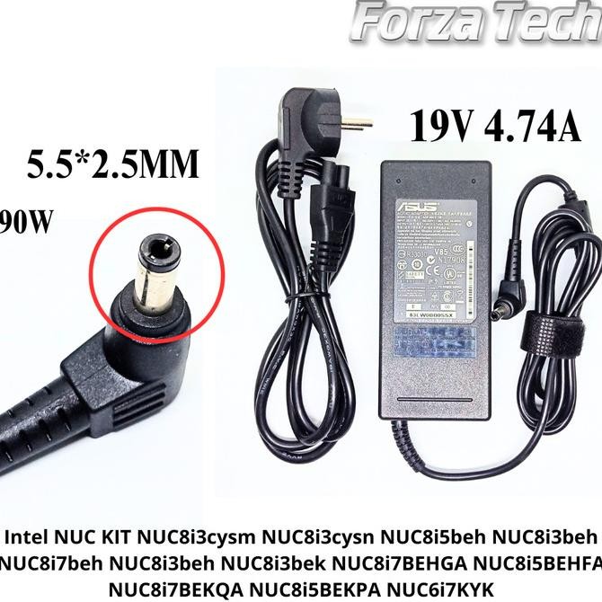 ใหม่ Adaptor 19V 4.74A Intel Nuc Kit Nuc8I3Cysn Nuc8I5Beh Nuc8I7Beh 90W คุณภาพสูง