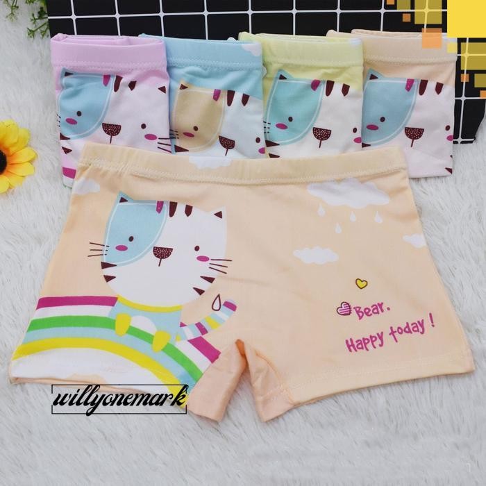 CHILDRENS UNDERWEAR ANIMAL PRINTED BABY BOXERS UNDERWEAR 2-13 YEARS Q2 DERAH