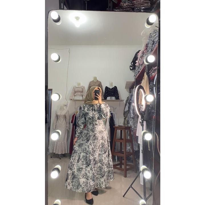 BEFAST - ZFS SYANAF ชุดสตรี / IBUKI SHAKILA PATTERN DRESS / ปาร์ตี้ผู้หญิง/ชุดเชิญ / แม็กซี่เดรสสไตล