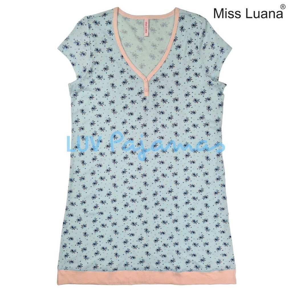 Miss Luana Modern Womens Short Sleeve Daster / ML0040 0004