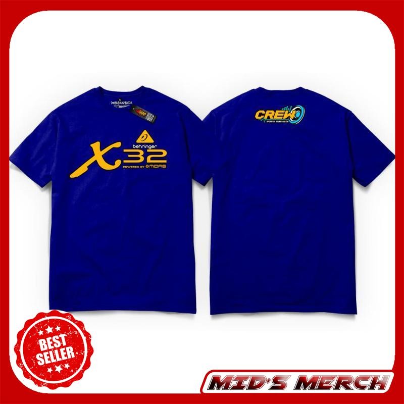 KATUN - Behringer X32 Crew Sound System เสื้อยืดผ้าฝ้าย Combed 30S แฟชั่น Distro Premium Ll84