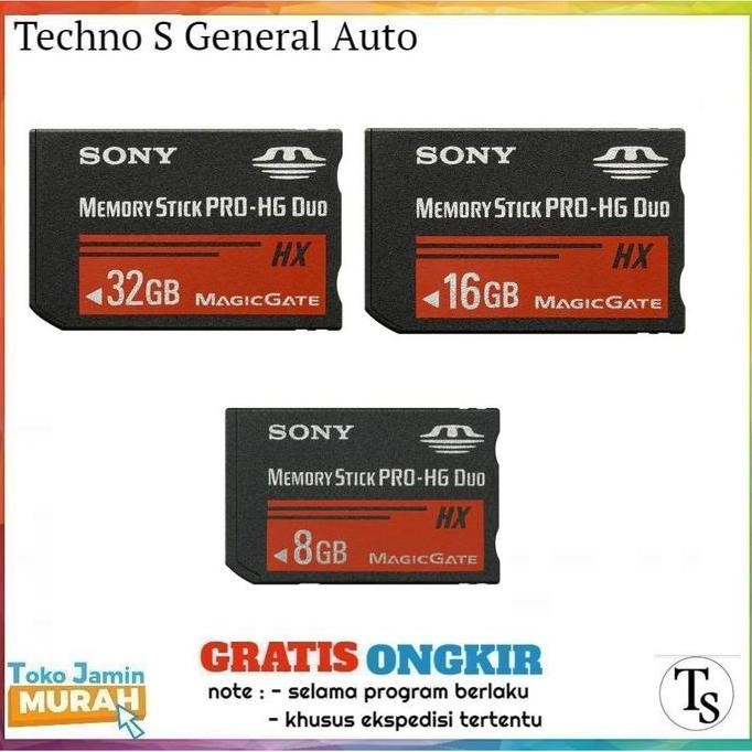 จําหน่าย Memory Stick Pro HG Duo Card SONY PSP Camera 32GB - 8GB - 16GB