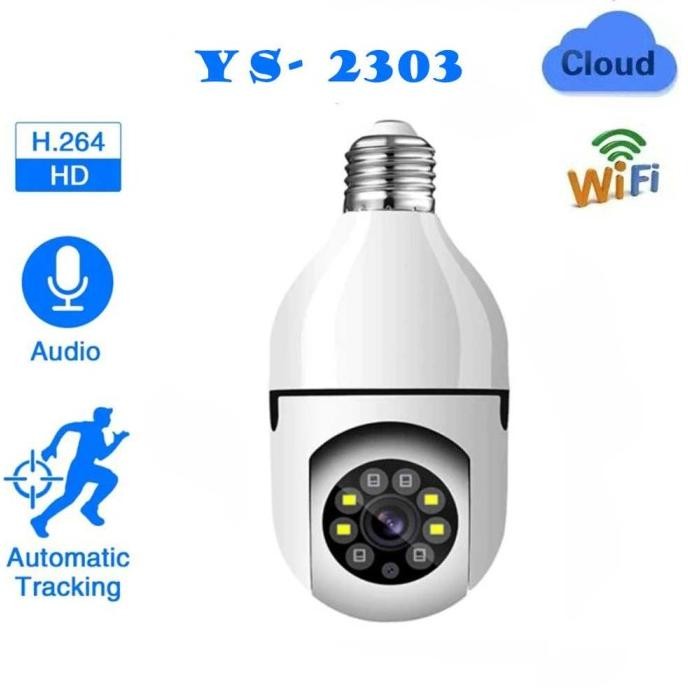 มีจําหน่าย YiloT กล้องวงจรปิดหลอดไฟ WiFi กล้อง IP ไร้สาย IR Motion Sensor E27 2MP 1080P - YS2303