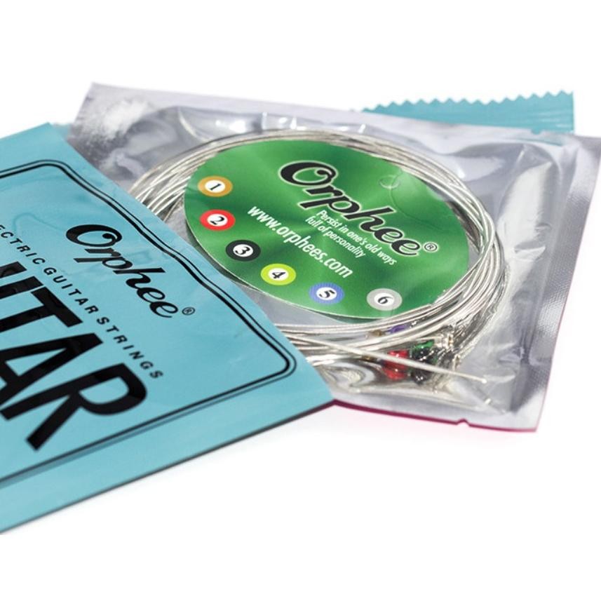 สายกีต้าร์ Orphee สายกีตาร์ไฟฟ้า Nickle ประเภท Jm11