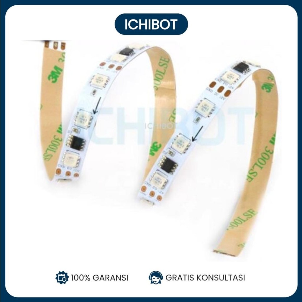 WS2811 12V Full Color 5050 RGB ตั้งโปรแกรมได้ 50 ซม. 30 LED WS 2811