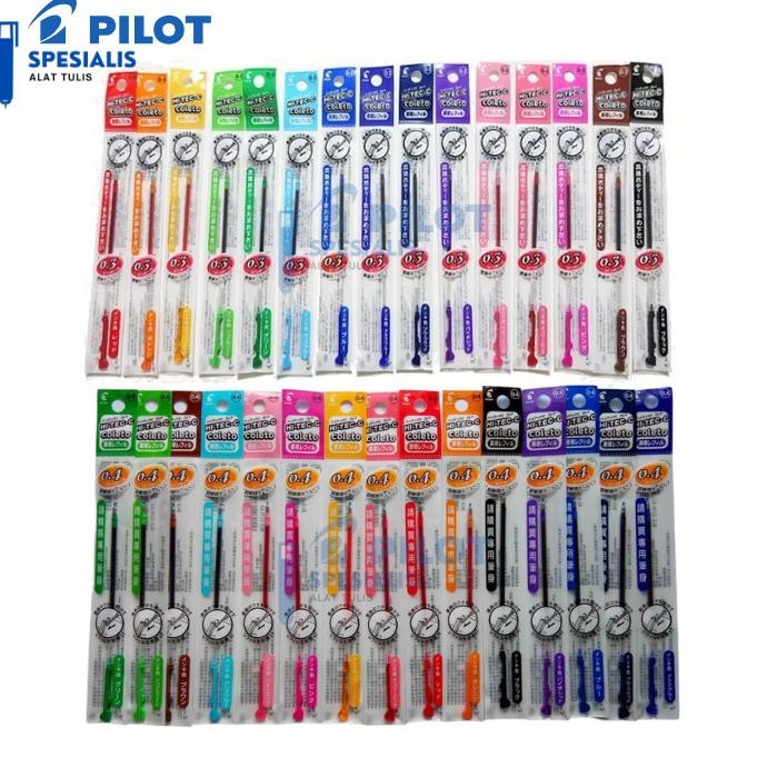 สินค้าใหม่!! REFILL PILOT COLETO HI-TEC-C 0.3 & 0.4 REFILL HI TEC C COLETO ปากกา