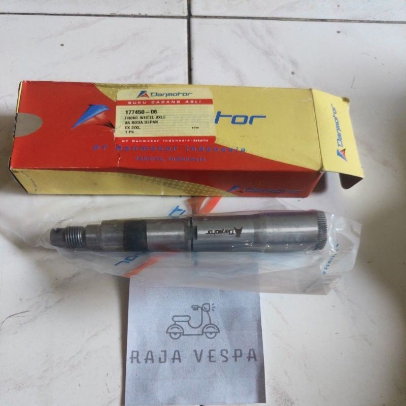 ล้อหน้า Vespa Excel / เพลาล้อหน้า Danmotor