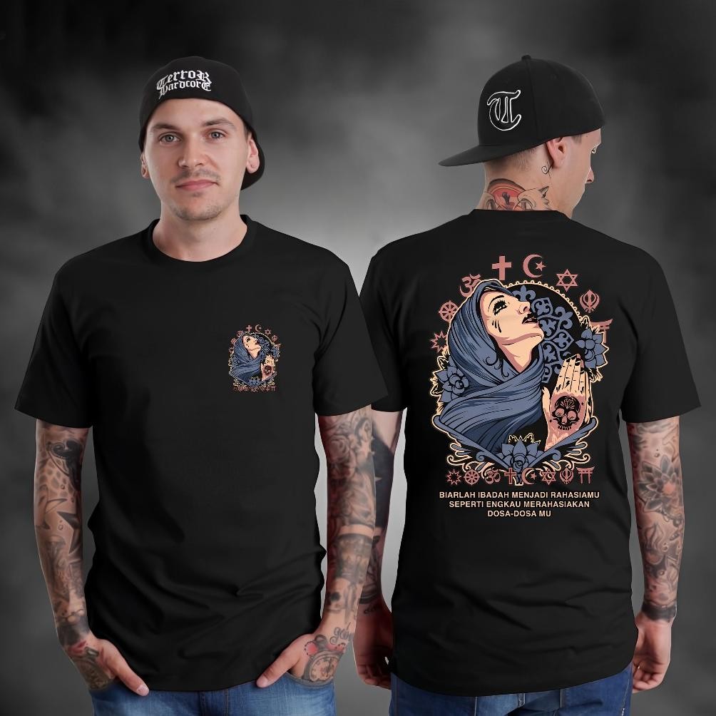 เสื้อยืด Distro บูชากันเถอะเป็นความลับของคุณเหมือนคุณแม้กระทั่ง Sin Dosamu เสื้อยืด Word เสื้อยืด Or