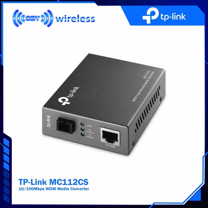 WDM Fast Ethernet Media Converter MC112CS TPLink MC-112CS