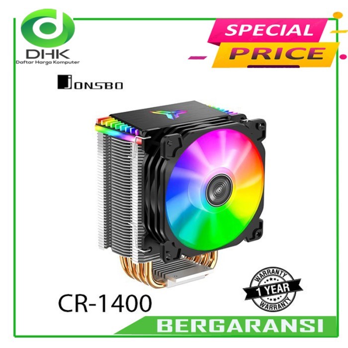 Jonsbo Cr-1400 Argb พัดลม Cpu ระบายความร้อน / Hsf Cooler Rgb