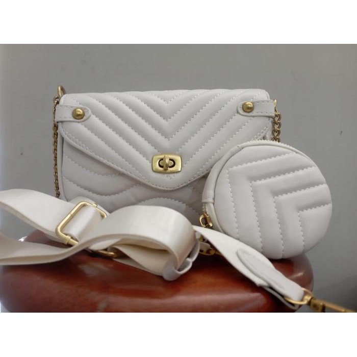 19451 WOMENS SLING BAG FREE POUCH COIN PREMIUM SLINGBAG