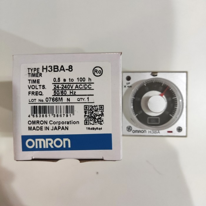OMRON H3BA-8 220V ANALOG TIMER 8 PIN H3BA 8 24-240V AC/DC