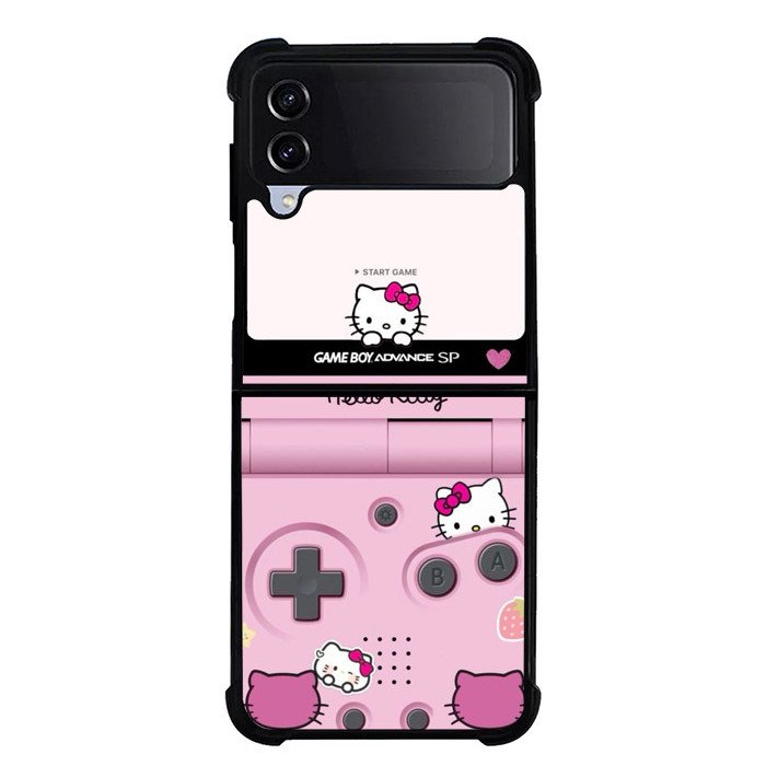 เคส เคส Samsung Z Fold 6 5 4 3, Z Flip 6 5 4 3 Game Boy Hello kitty NA00267