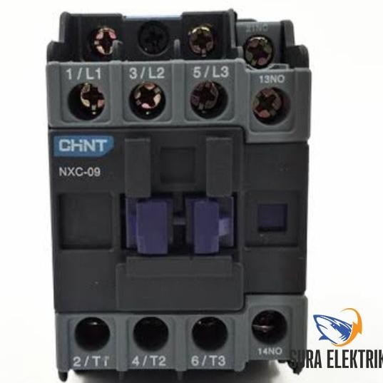 ราคาแผ่นดิสก์ - คอนแทคเตอร์ 9A Chint NXC-09 NXC09 3P 4kW 220v