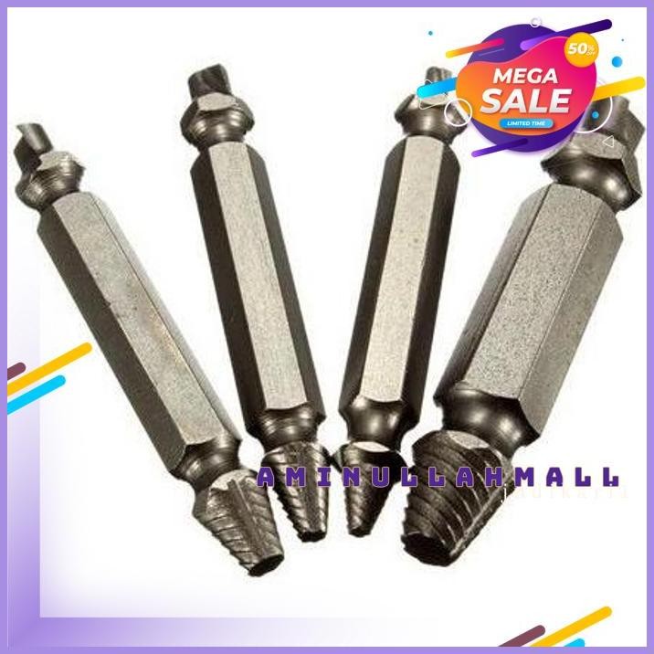 TAFFWARE SCREW EXTRACTOR BROKEN STRIPED SCREW REMOVER จัดส่งฟรี