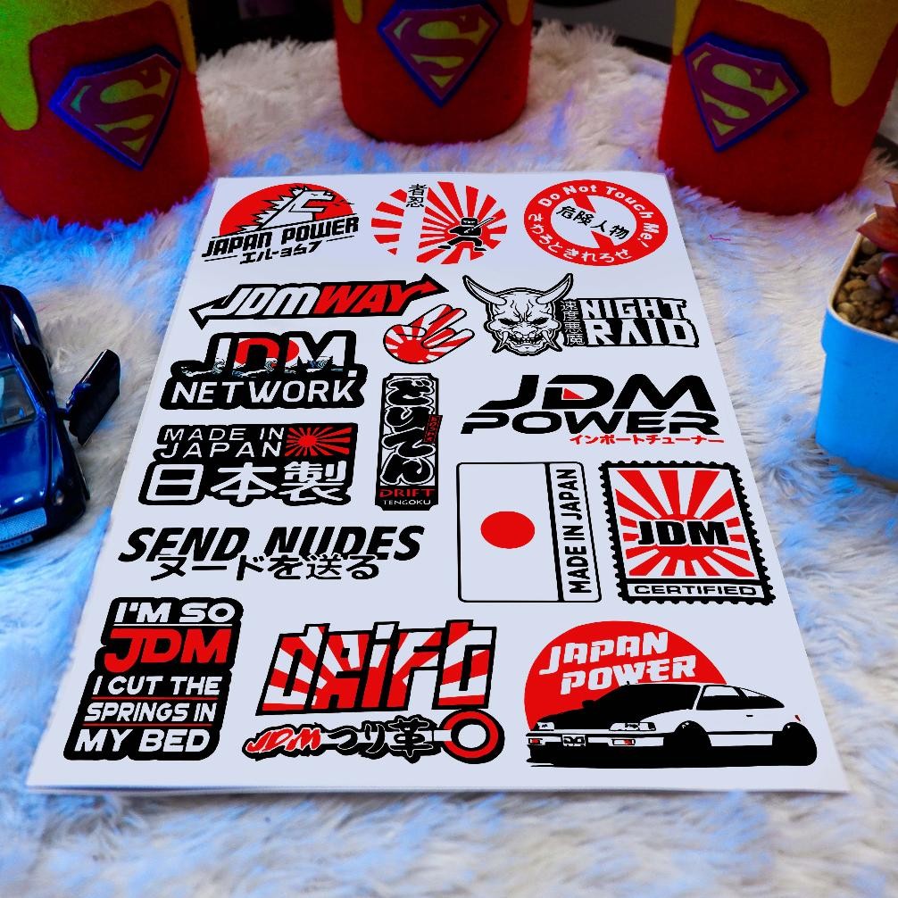สติ๊กเกอร์ติดรถ, สติ๊กเกอร์ JDM, สติ๊กเกอร์ JDM, สติ๊กเกอร์ติดรถ JDM, ตลาดในประเทศญี่ปุ่น, Jdm01