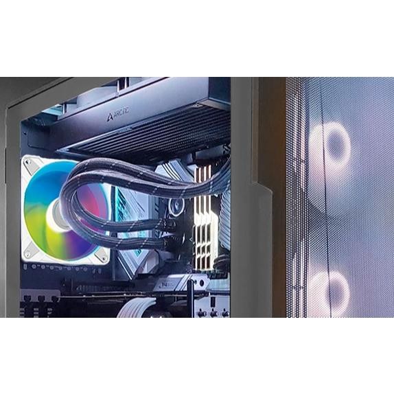 Arctic P12 Pwm Pst A-Rgb 12Cm สีขาว