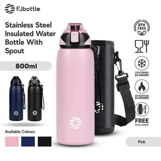 FJbottle - ขวดน้ําดื่มพร้อมฝาปิดขวด 800ML ไม่ใช่
