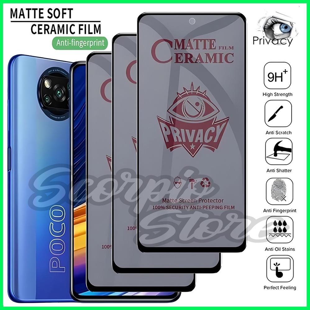 Tu-67 RH-1823 CERAMIC MATTE ANTI SPY TECNO SPARK 6 GO SPARK 5 PRO SPARK 7 PRO - SS