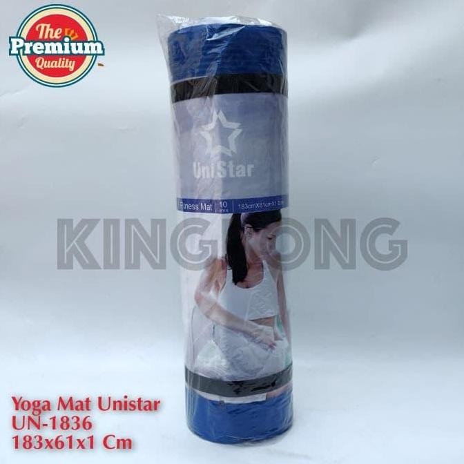 - เสื่อโยคะ / Yoga Matt ความหนา 10 mm / 1 cm Unistar พร้อมกระเป๋า