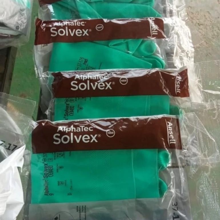 WN Ansell Solvex AlphaTec Gloves 37-175 - 176 Original Nitrile